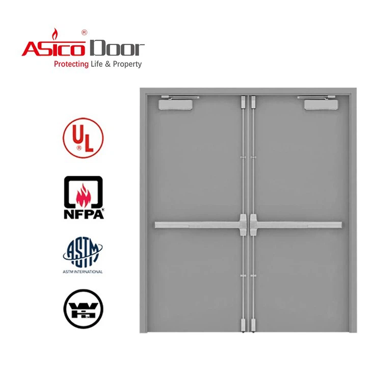 Asico Dubbelplattor Stålbranddörr